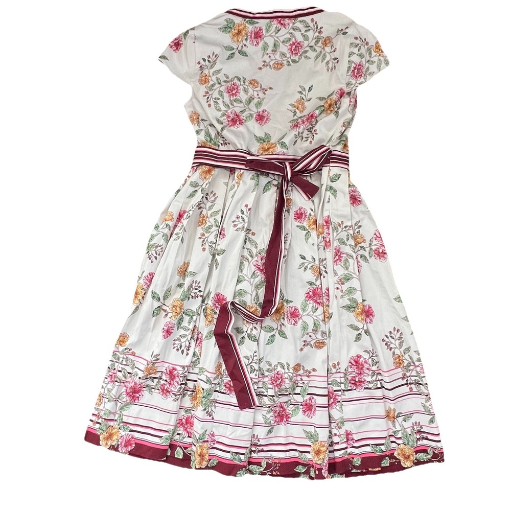 Anthropologie Gal Meets Glam Teresa Floral Wrap Dress Size 6 Tradwife - Picture 10 of 10
